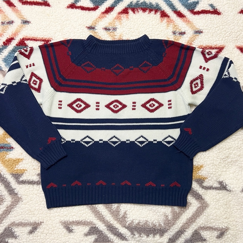 Vintage 80s JCPenny Sweater Mens Small - Picture 3 of 6